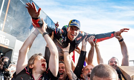 THE MOST SUCCESSFUL SEASON IN APRILIA RACING HISTORY